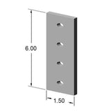 15 Series 4 Hole Joining Strip