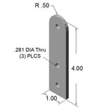 10 Series Extended Straight Pivot Arm
