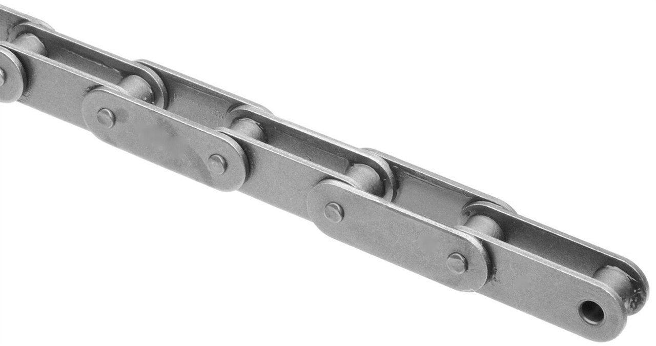 Chaîne à rouleaux double pas C2040-SS de type convoyeur en acier inoxydable - (10 pieds)
