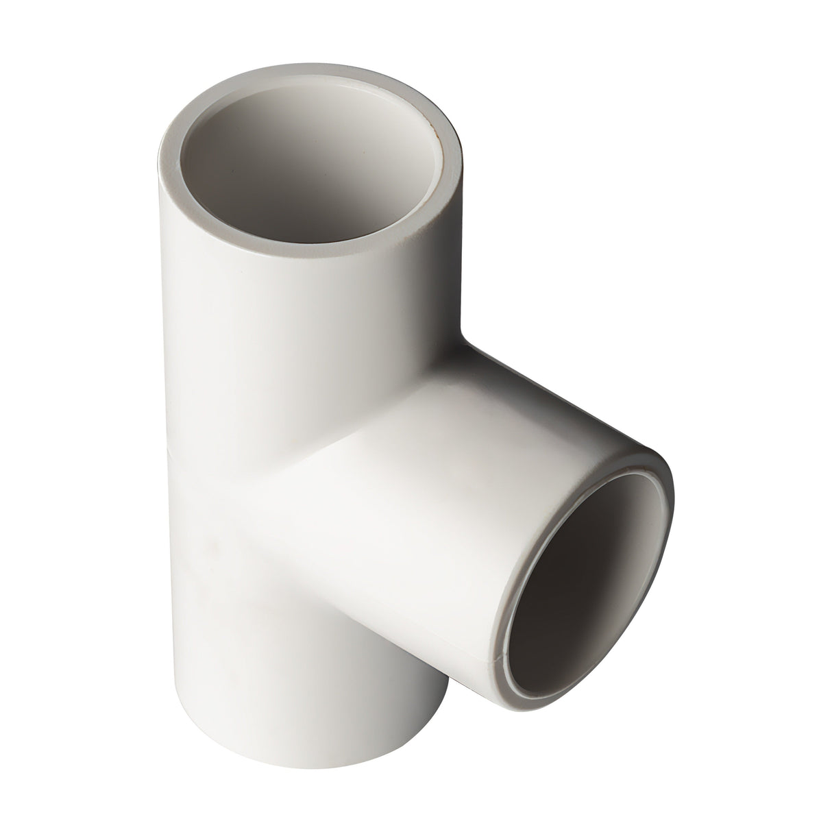 2-1/2" Tee  (Socket) Sch 40 - PVC White | 401025W