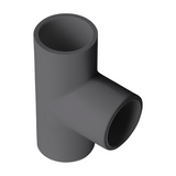 PVC Tee (Socket) Sch 40 - Grey