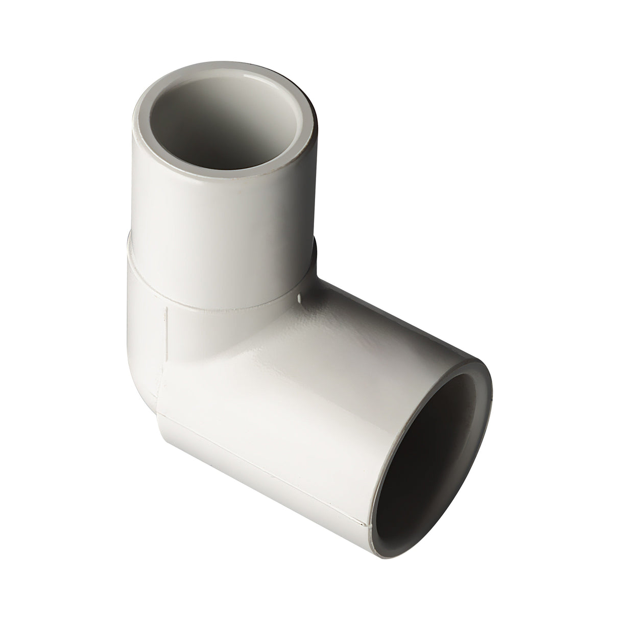 1-1/4" Street Elbow 90° (SPG x SOC) Sch 40 - PVC White | 409012W
