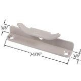Truth Hardware Multi-Point Lock Keeper – Replacement Window Lock Keeper for Casement &Awning Windows STD Finish (40970.32)