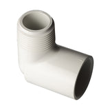 PVC Street Elbow 90° (MPT x SOC) Sch 40 - White