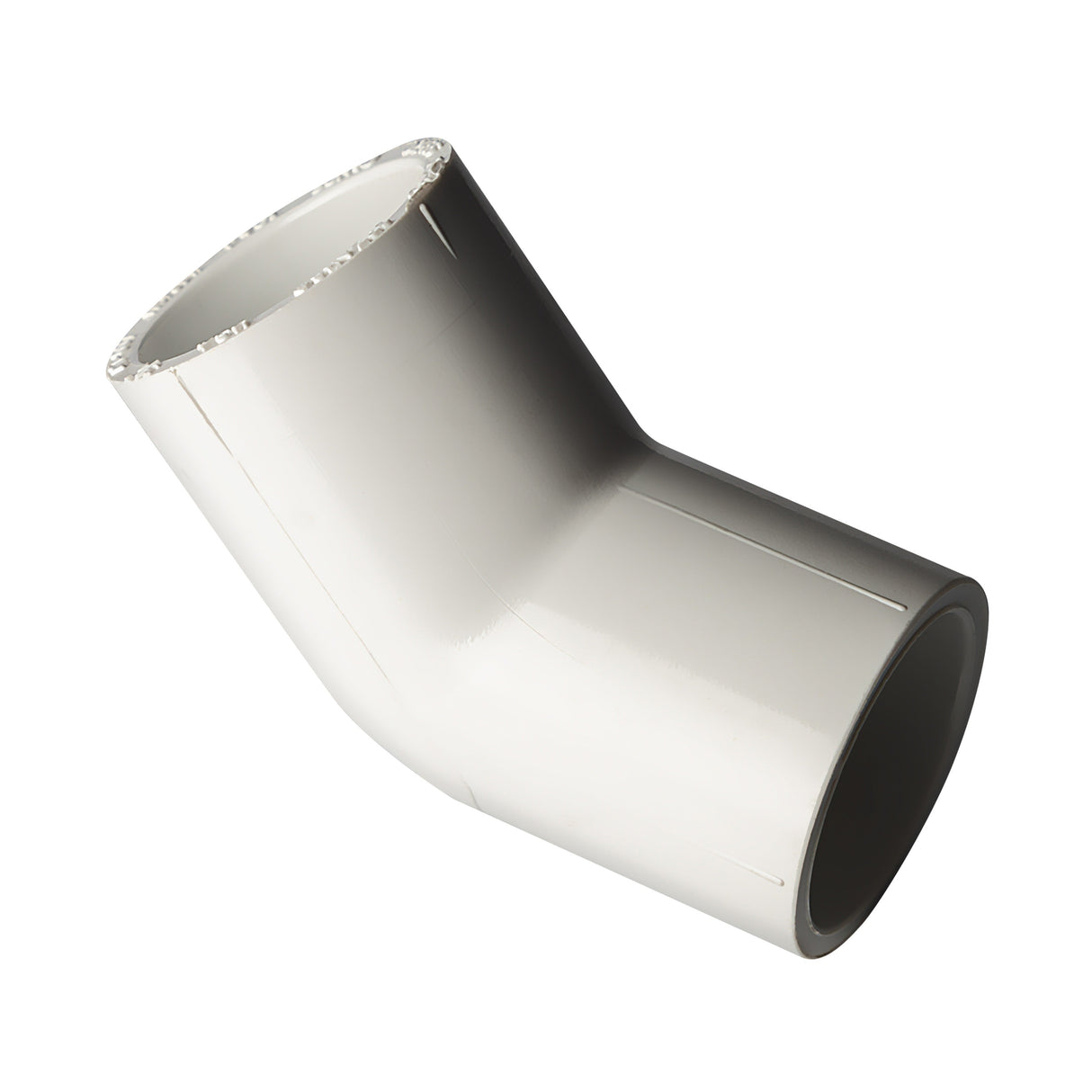 PVC Elbow 45° (Socket) Sch 40 - White