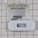 W11643703 Bezel for Whirlpool Washer Lid Lock