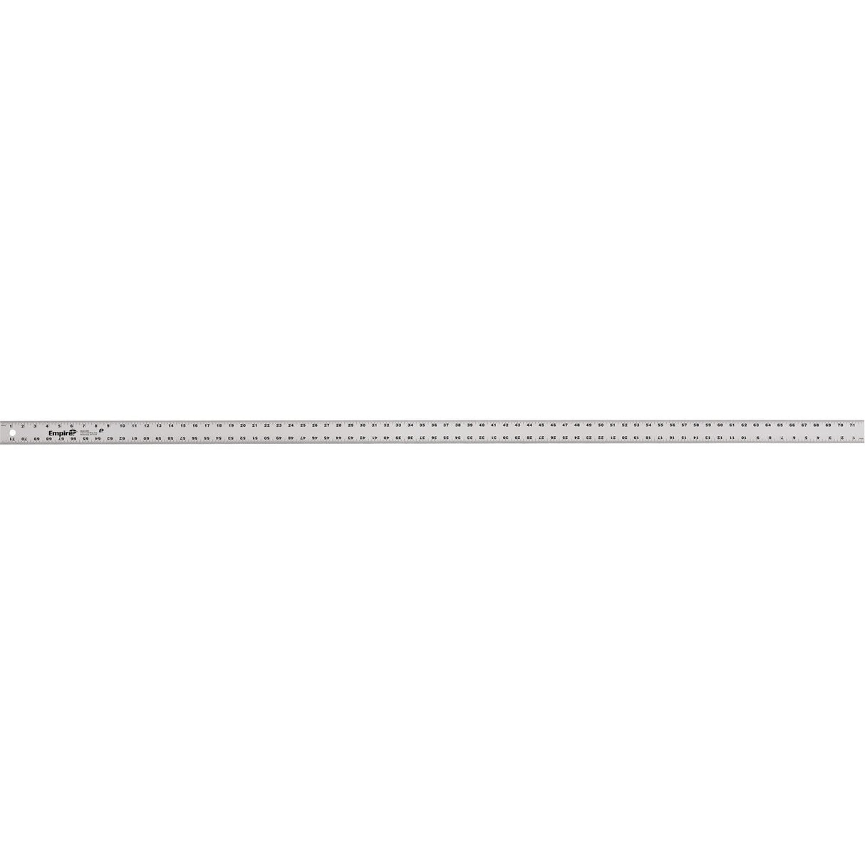 Heavy-Duty Straight Edge, 72" L, Aluminum, 1" Graduations