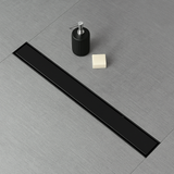 28″ Linear Shower Drain, 304 Stainless Steel — Grate or Tile-In Cover