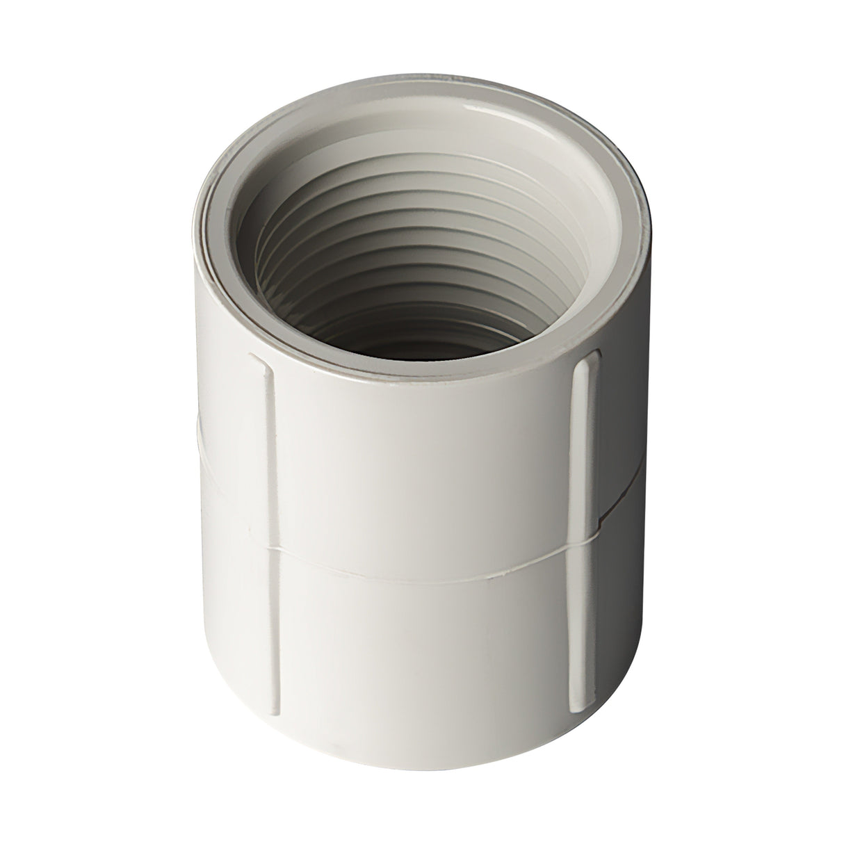 PVC Coupling (Threaded ) Sch 40 - White