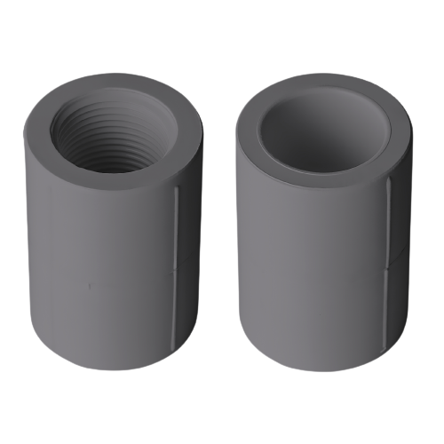 PVC Female Adapter (SOC x FPT) Sch 40 - Grey