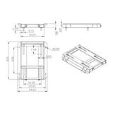Motor Slide Base For Size 444T Frame