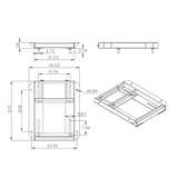 Motor Slide Base For Size 445T Frame
