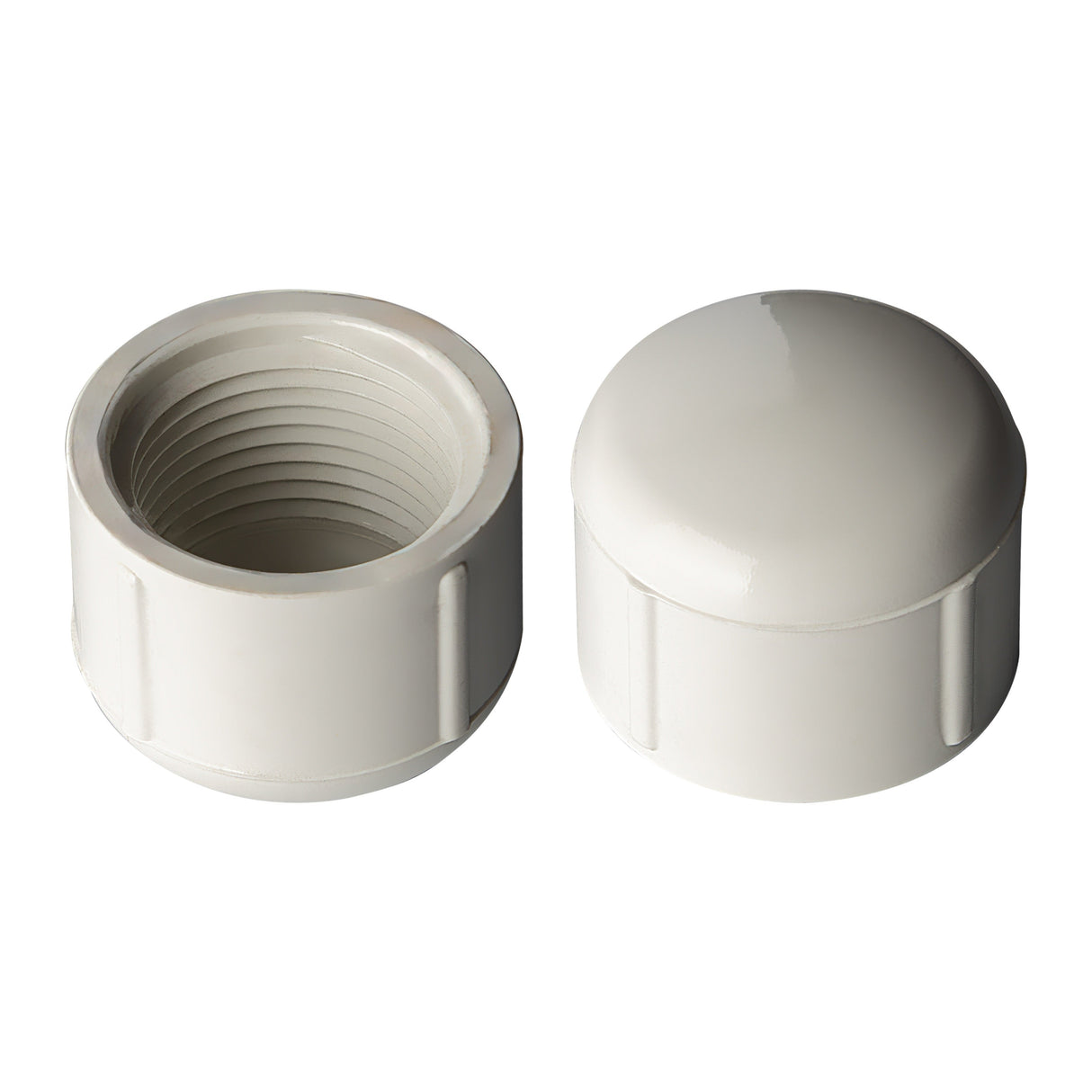 PVC Cap (Threaded) Sch 40 - White