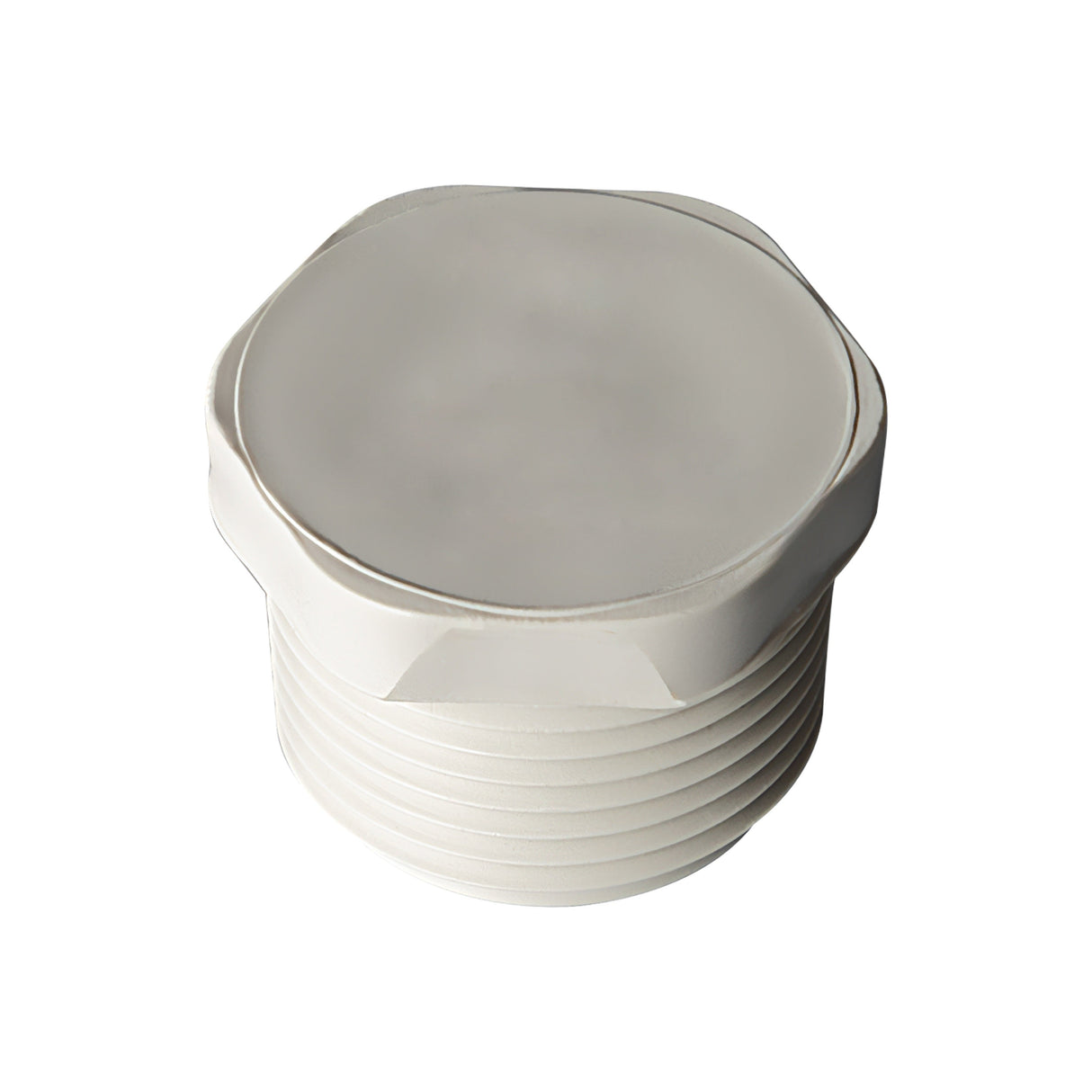 3" Plugs (Threaded) Sch 40 - PVC White | 450030W