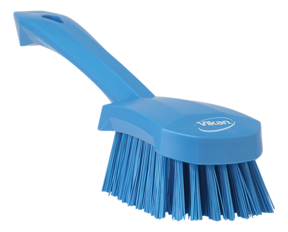 Washing Brush w/short Handle, 10.6", Stiff