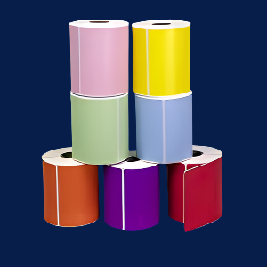 4 x 6, Thermal Transfer Labels, Color, 3 in ID, Perforated  Between Labels - 1000 labels/roll, 3"CORE