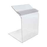 Support clair pour affichette (pince en bas),2 ½”x 3 3/4"
