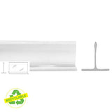 Séparateur transparente recyclable 5"H