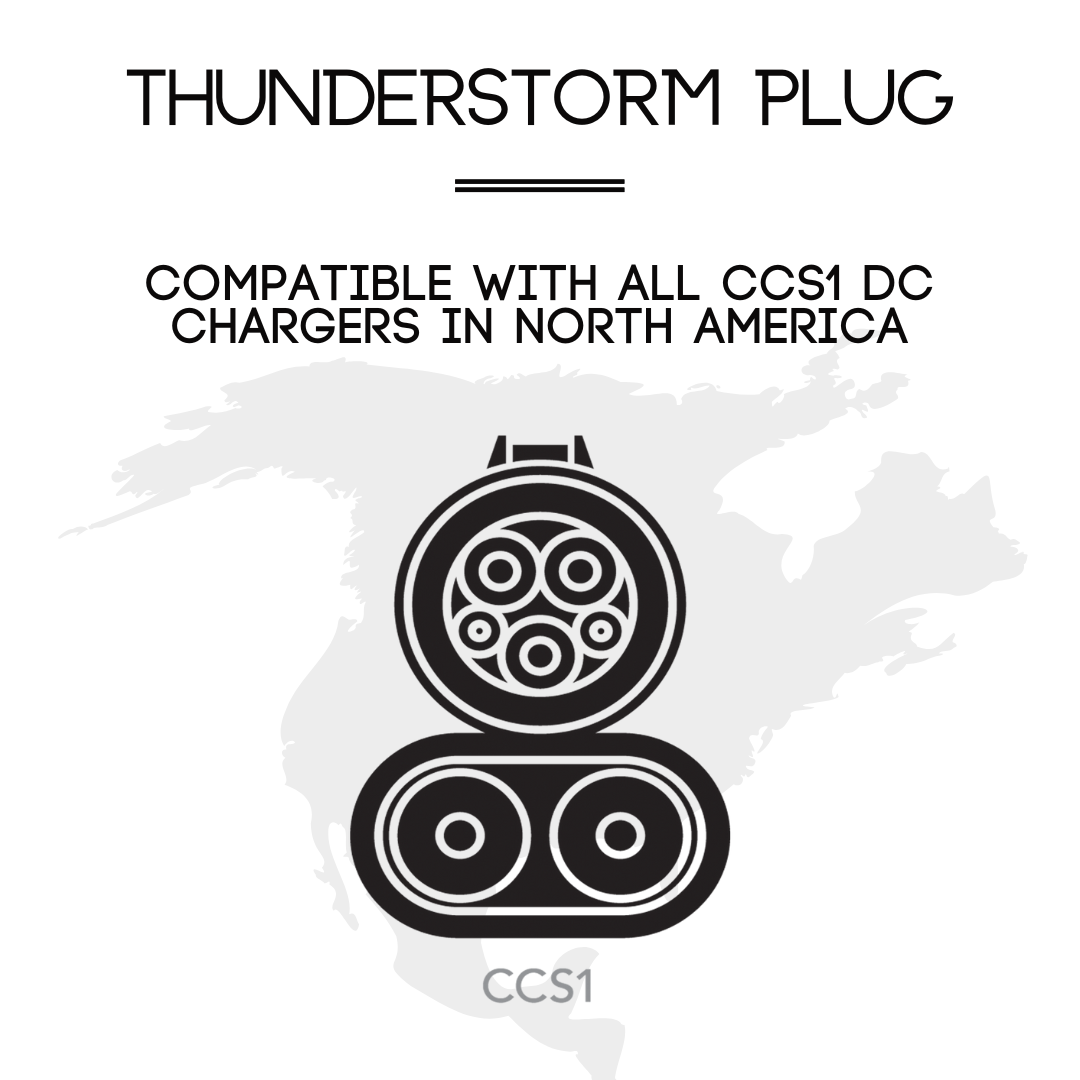 CCS1 Charger To NACS Vehicle | DC | Compatible with Tesla Vehicles & NACS vehicles | UL2252/CSA-C22.2 Certified | The Thunderstorm Adapter