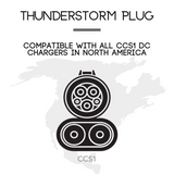 CCS1 Charger To NACS Vehicle | DC | Compatible with Tesla Vehicles & NACS vehicles | UL2252/CSA-C22.2 Certified | The Thunderstorm Adapter