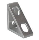 4 Hole Inside Corner Gusset 2" x 2" x 7/8" | 10 Series Aluminum T-Slot