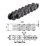 BL644 | Leaf Chain 4 x 4 Lacing 0.75" Pitch - 10ft Box