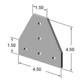 15 Series 5 Hole Tee Joining Plate