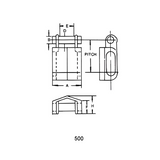 500 Rooftop Conveyor Chain - 10ft