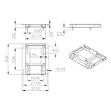 Motor Slide Base For Size 505T Frame