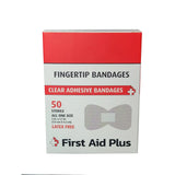 Plastic Adhesive Fingertip Bandage, 3" x 1.3/4", 50/box