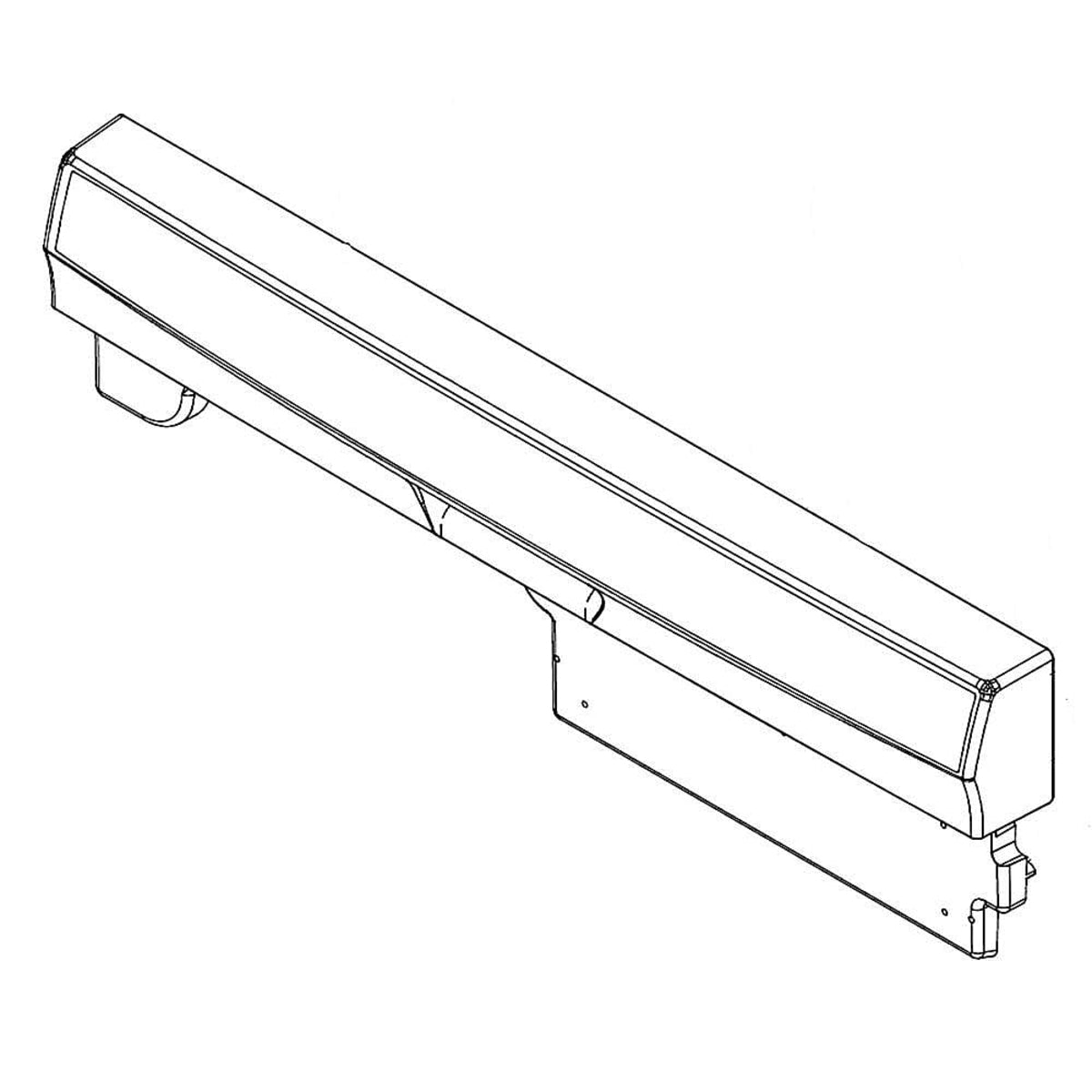 Frigidaire 5304517658 White Dishwasher Control Panel Assembly