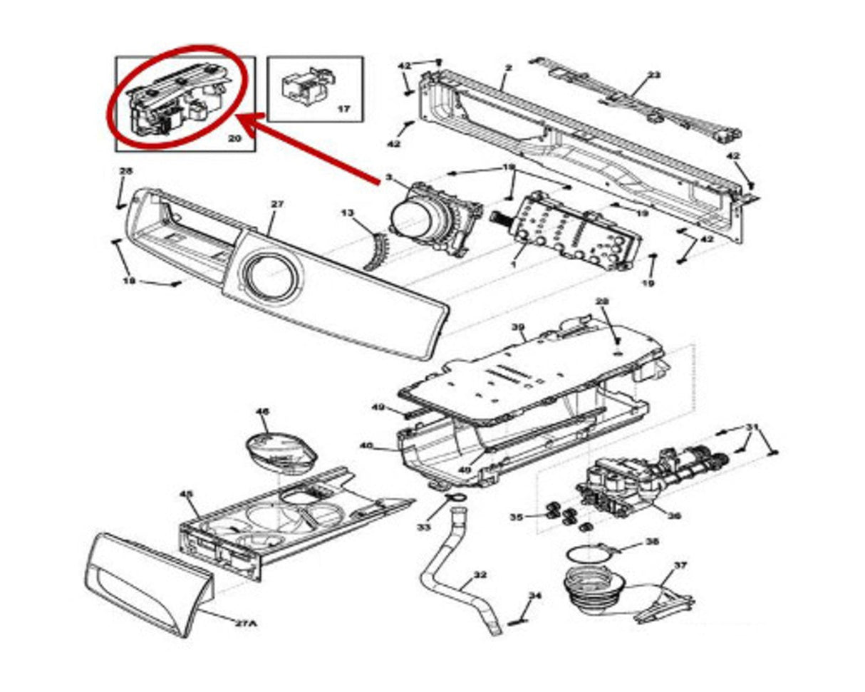 Frigidaire Washer Main Board Assembly Part 5304519503