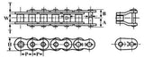 #60 Roller Chain PLI Premium Liquid Series | RC60-LIQ (10ft)