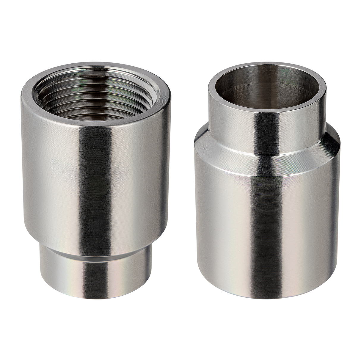 1-1/2" x 1" Butt Weld x Female NPT Adapter - Stainless Steel 316