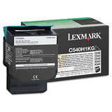 Lexmark C540H1KG Black High Yield Return Program Toner Cartridge