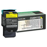 Lexmark C540H1YG Toner Cartridge - High Yield - Yellow