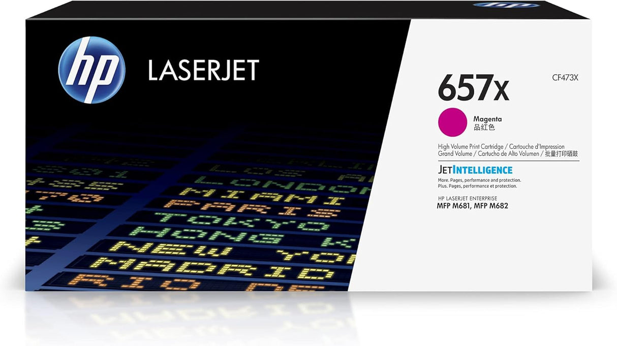HP 657X (CF473X) MAGENTA HIGH YIELD ORIGINAL LASERJET TONER