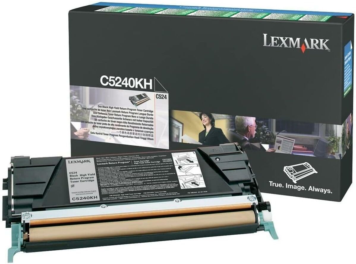 Lexmark C5240KH Black High Yield Return Program Toner Cartridge