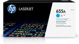 HP 655A (CF451A) Cyan Original LaserJet Toner Cartridge