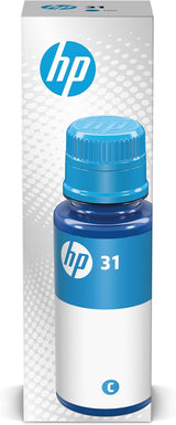 HP 31 Original Ink Bottle - 70ml - Cyan