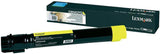 Lexmark C950 Yellow Toner Cartridge (C950X2YG), Extra High Yield