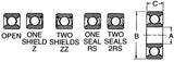 6204-ZZ | Ball Bearing 20mm x 47mm x 14mm Seal ZZ
