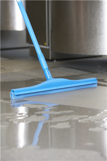 VIKAN Hygienic Floor Squeegee w/replacement cassette, 23.6"