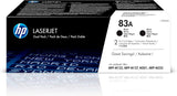 HP 83A (CF283AD) Black Original LaserJet Toner Cartridges, 2 Pack