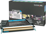 Lexmark C736H1CG Cyan High Yield Return Program Toner Cartridge