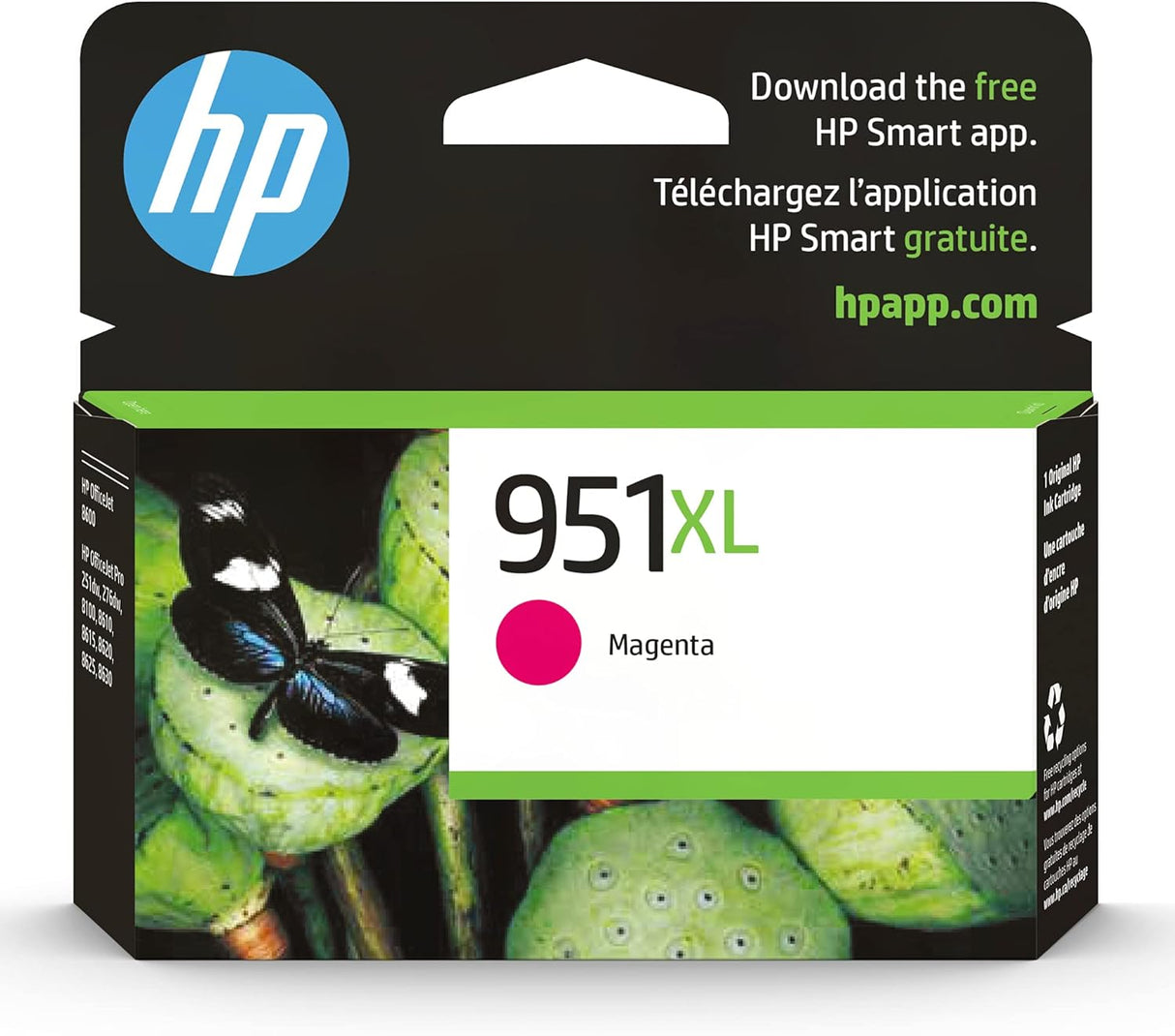 HP 951XL Magenta High Yield Original Ink Cartridge (CN047AN)