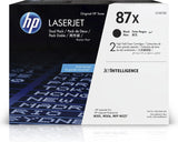 HP 87X (CF287XD) Black Original LaserJet Toner Cartridge, High Yield , 2/Pack