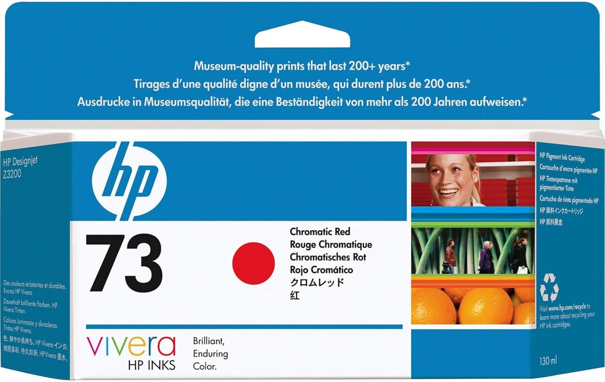 HP 73 Chromatic Red Ink Cartridge (CD951A)