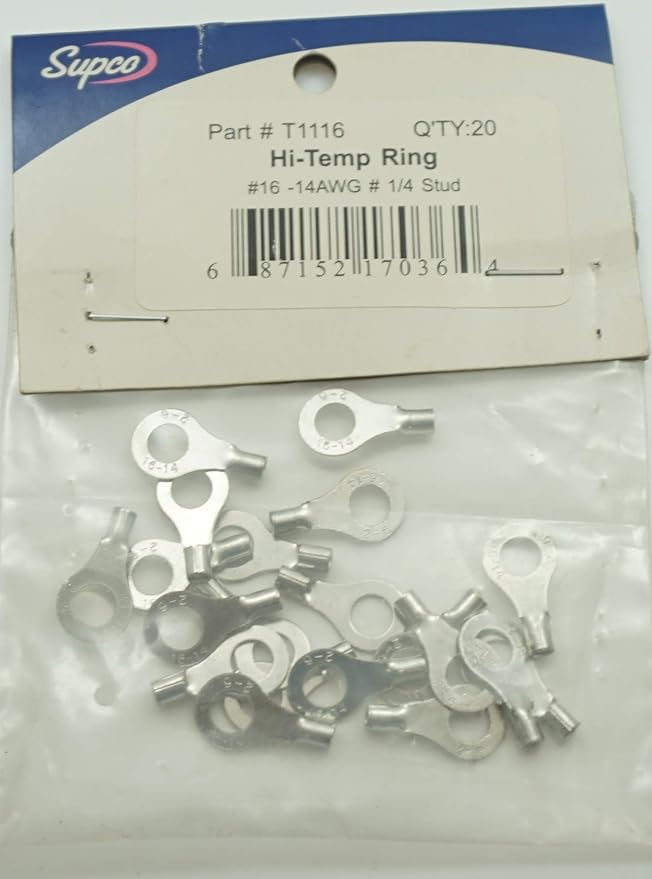 T1116 High-Temp 1/4IN Ring 16-14 Range Part Z9206BP