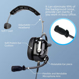 Retevis EHK005 Noise-Canceling Headset (K1 Plug)